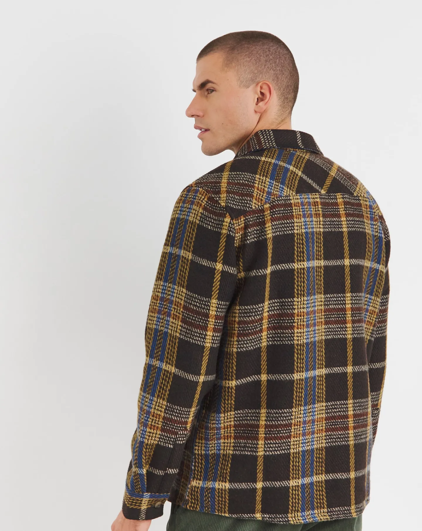Jacamo Double Pocket Check Overshirt