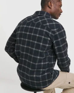 Jacamo Double Pocket Check Overshirt