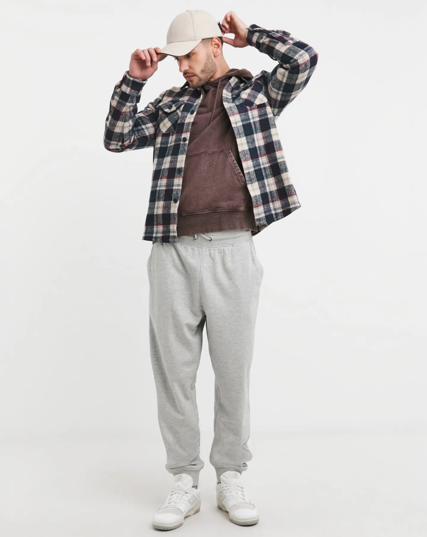 Jacamo Double Pocket Check Overshirt