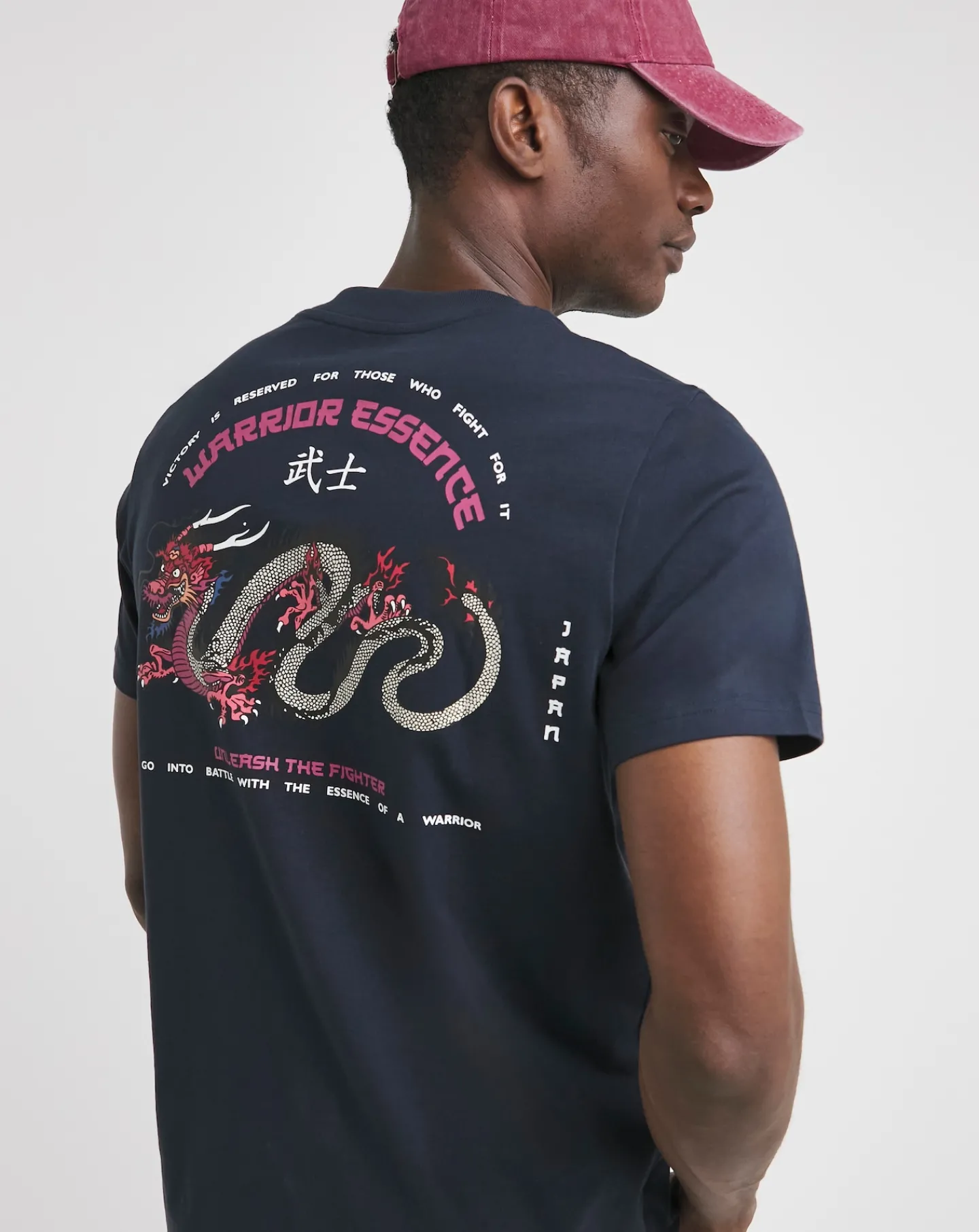 Jacamo Dragon Graphic T-Shirt Long