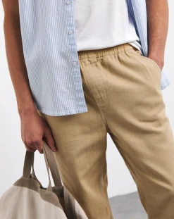 Jacamo Elasticated Drawcord Canvas Trouser