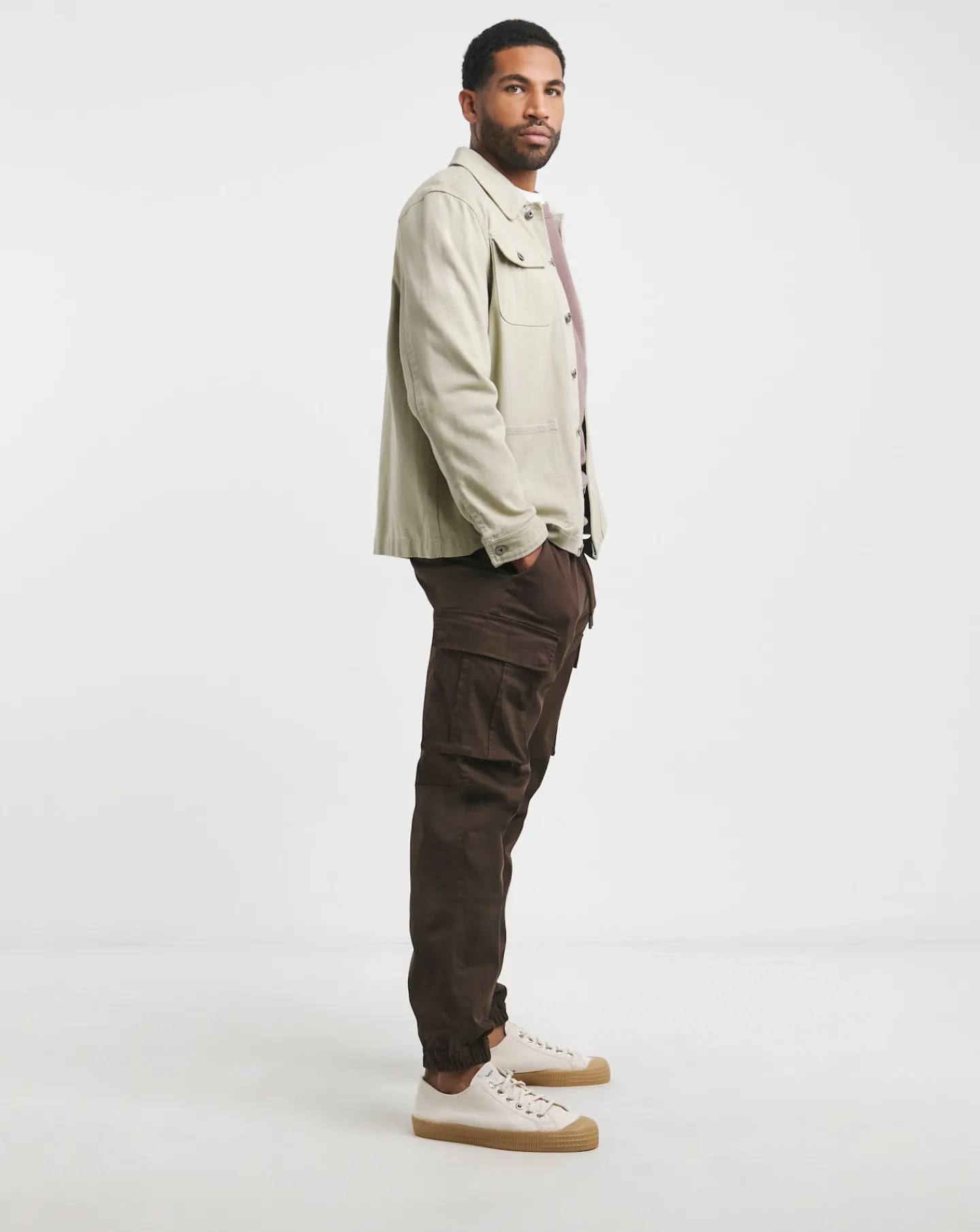 Jacamo Elasticated Waist Cuffed Cargo