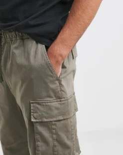 Jacamo Elasticated Waist Cuffed Cargo