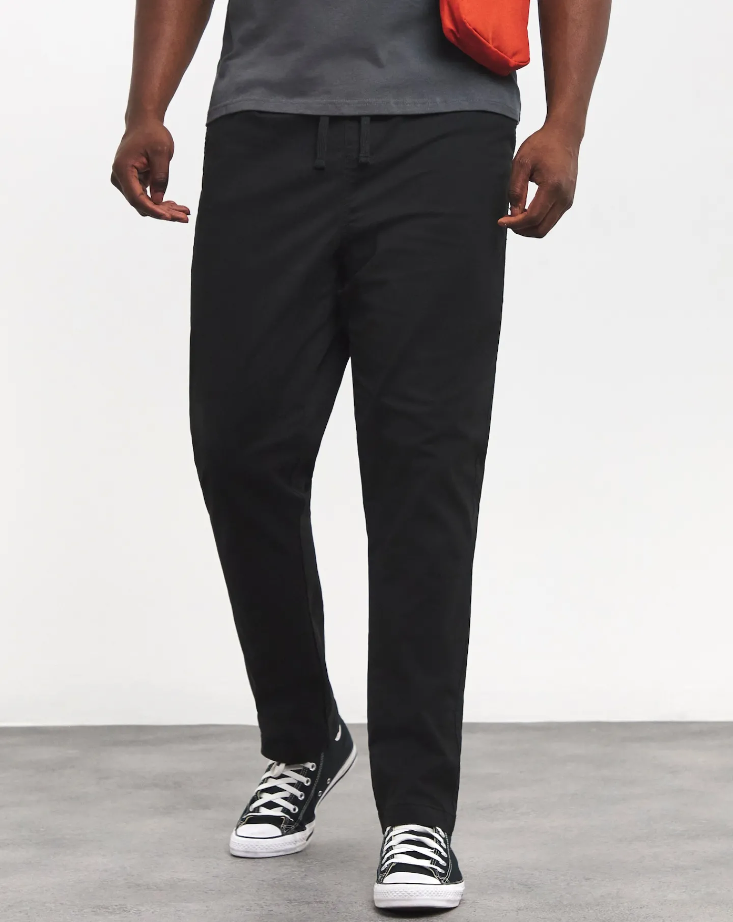 Jacamo Elasticated Waist Cuffed Chino Trouser