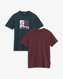 Ellesse Segni 2 Pack T-Shirts
