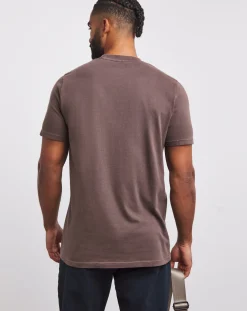 Jacamo Embroidered Dyed Graphic T-Shirt Long