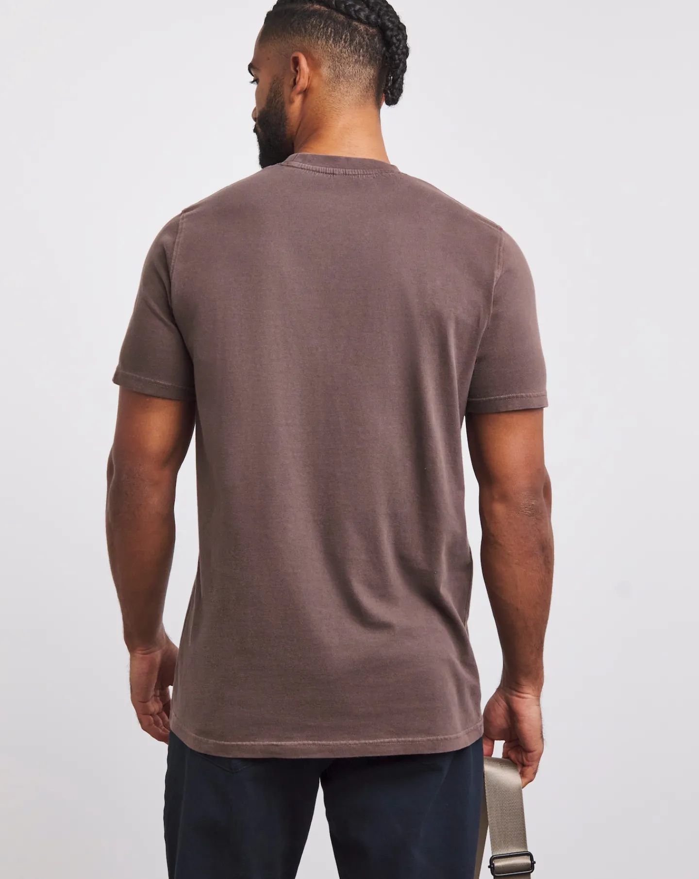 Jacamo Embroidered Dyed Graphic T-Shirt Long