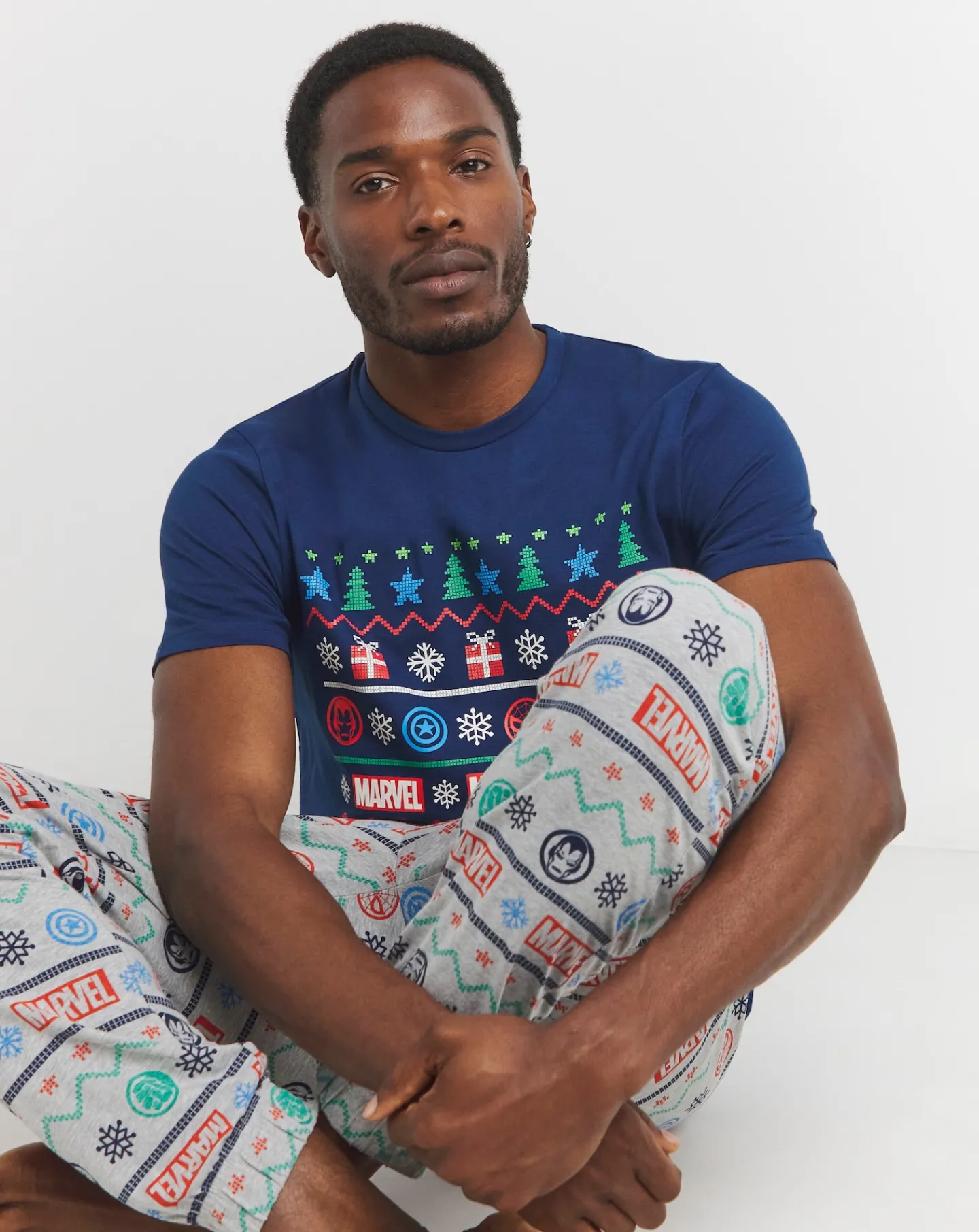 Licence Fairisle Marvel Pyjama Set