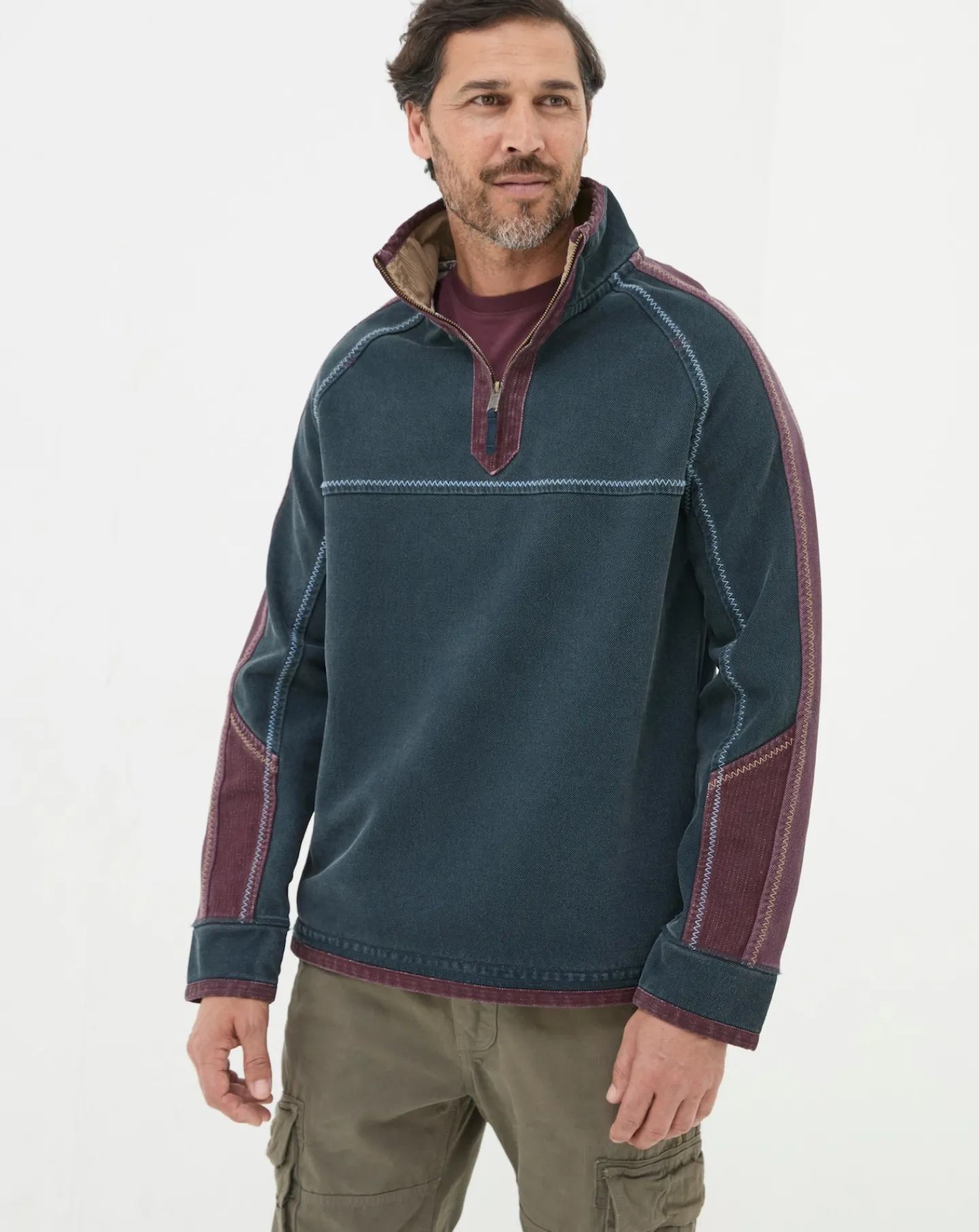 FatFace Airlie Panel Sweat