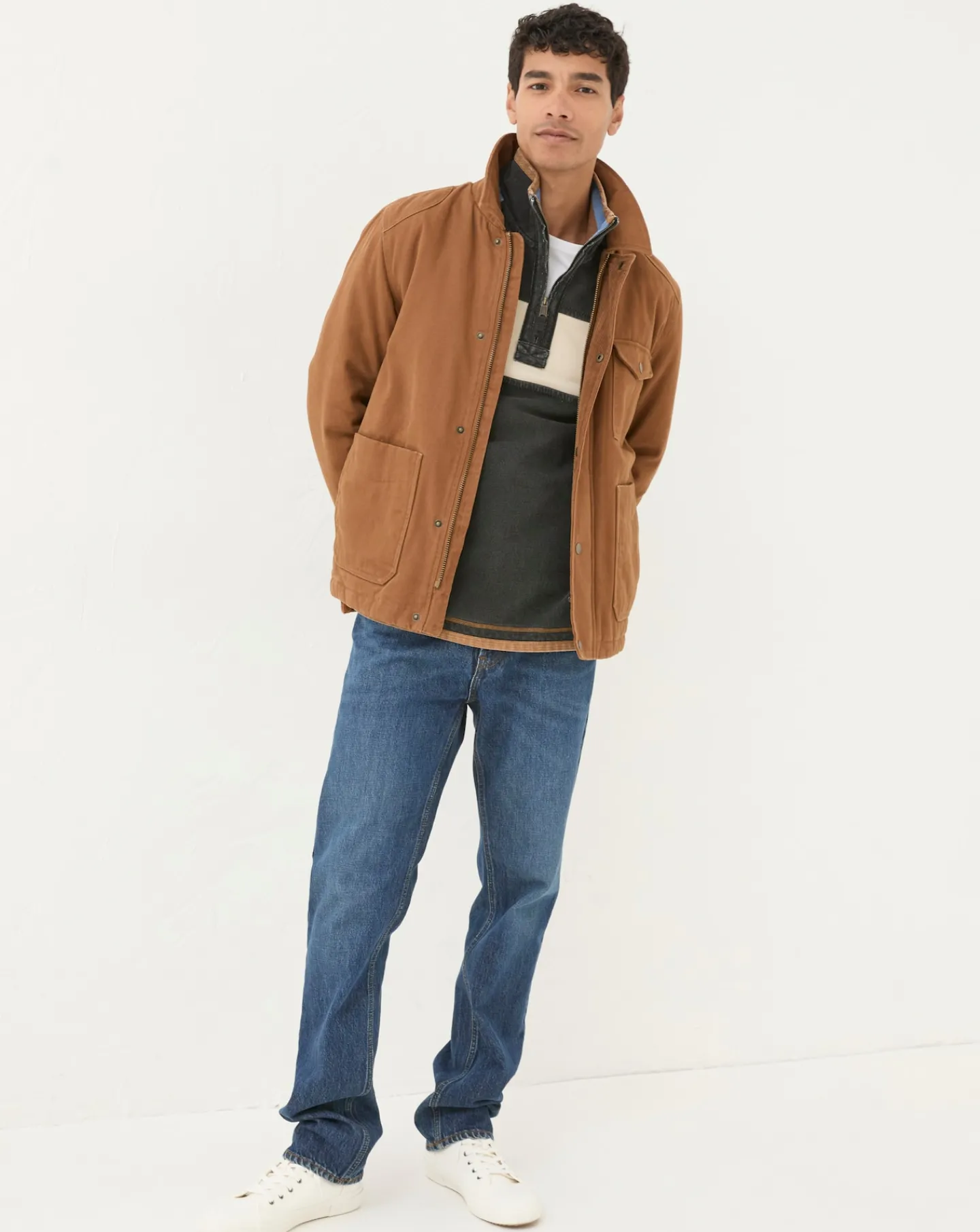 FatFace Brandon Canvas Jacket