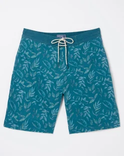 FatFace Camber Leaf Print Swim Shorts