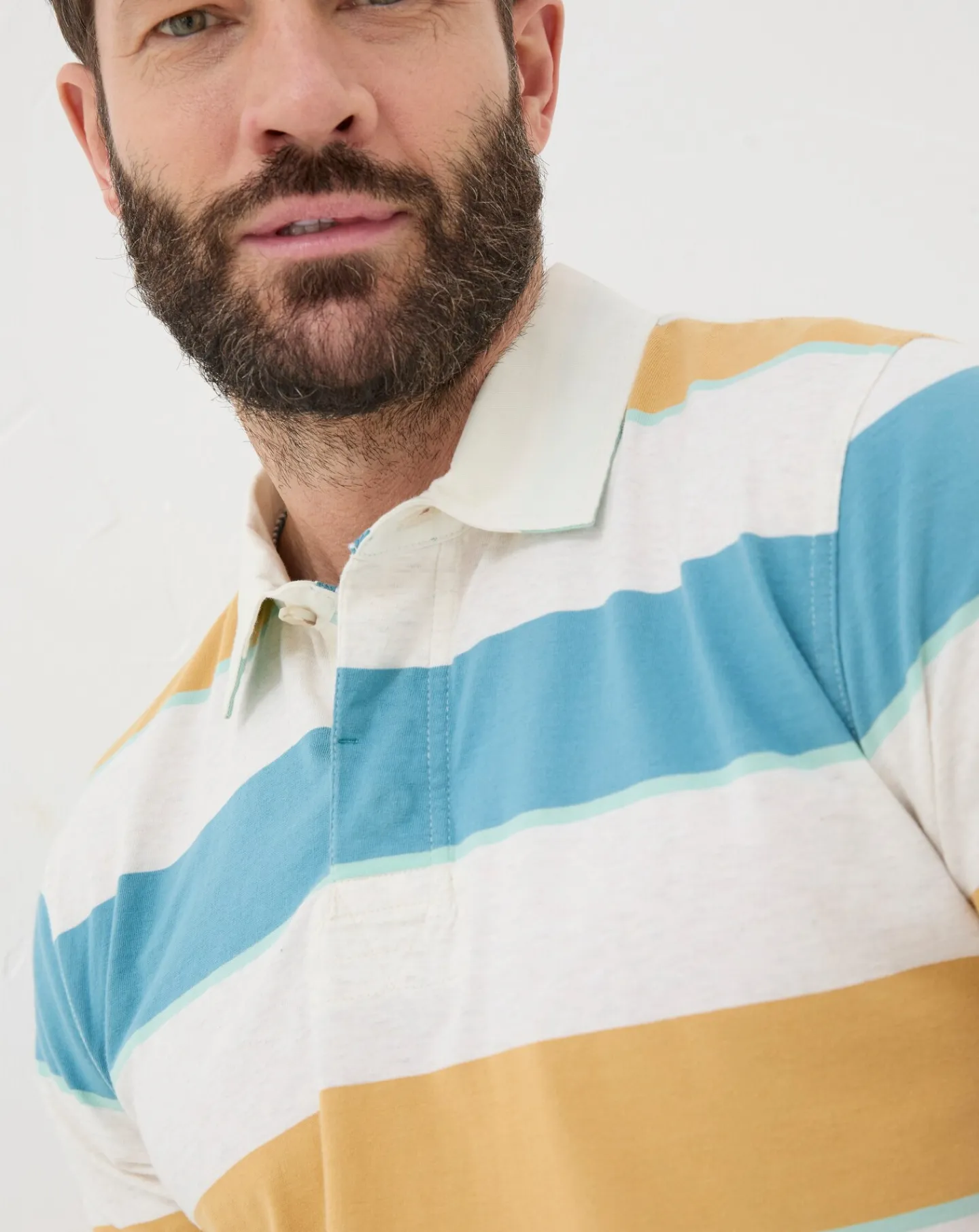 FatFace Hastings Stripe Polo