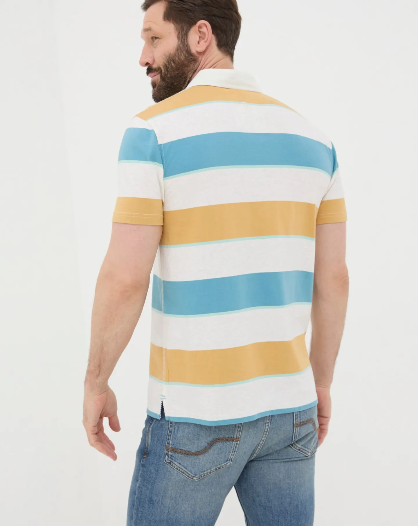 FatFace Hastings Stripe Polo