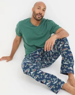 FatFace Jeep Print Pyjama Bottoms