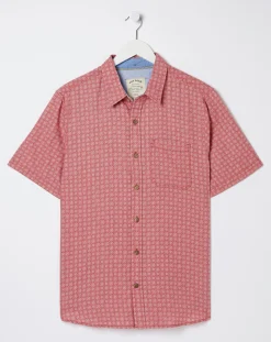 FatFace Linear Short Sleeve Print Shirt