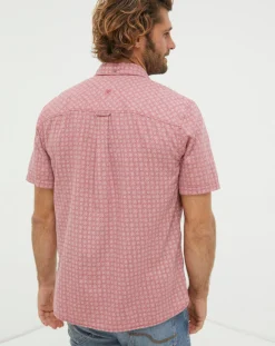 FatFace Linear Short Sleeve Print Shirt