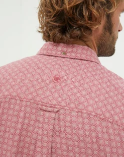 FatFace Linear Short Sleeve Print Shirt