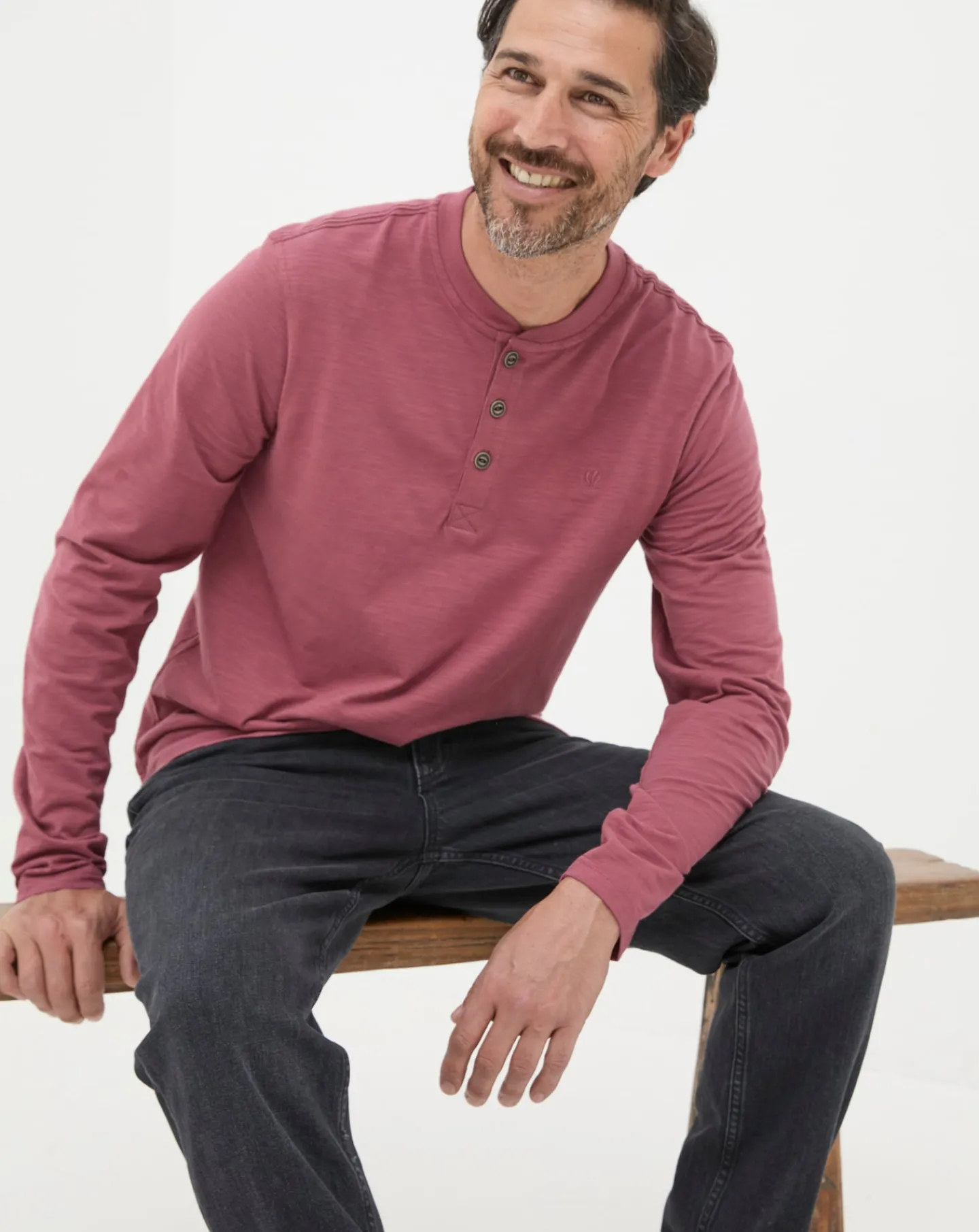 FatFace Organic Woodside Slub Henley