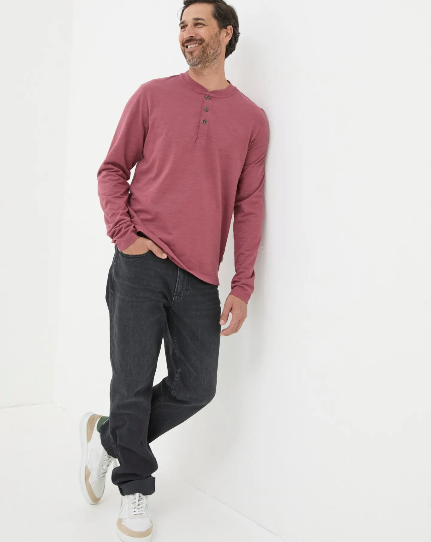 FatFace Organic Woodside Slub Henley
