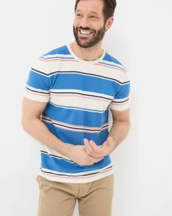 FatFace Pique Stripe T-Shirt