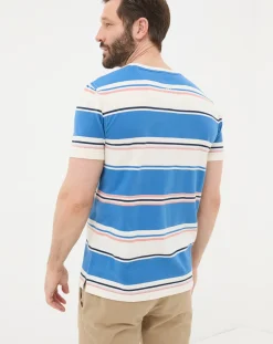 FatFace Pique Stripe T-Shirt