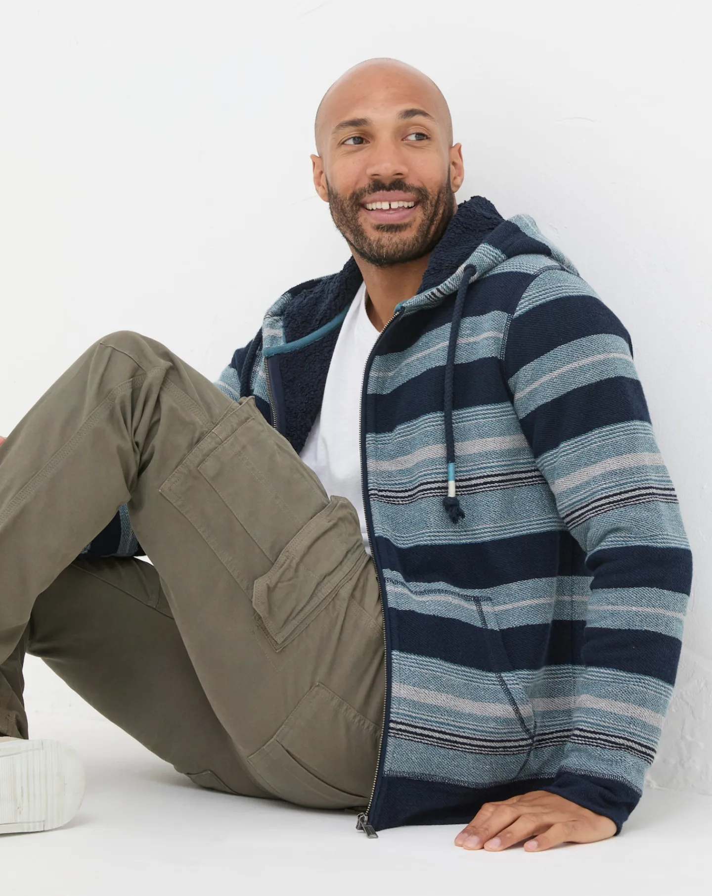 FatFace Trescowe Fleece Zip Through