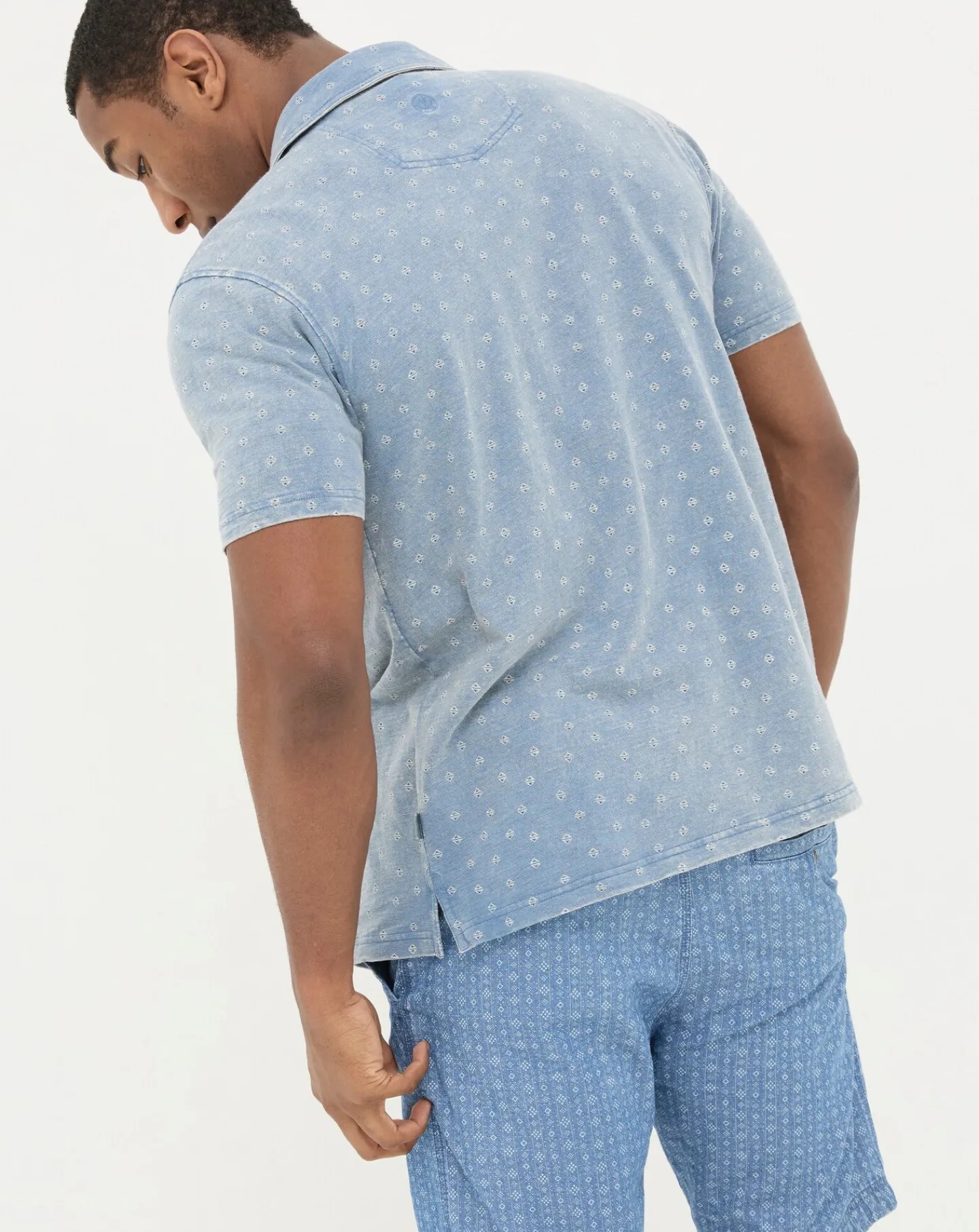 FatFace Truro Geo Jersey Shirt