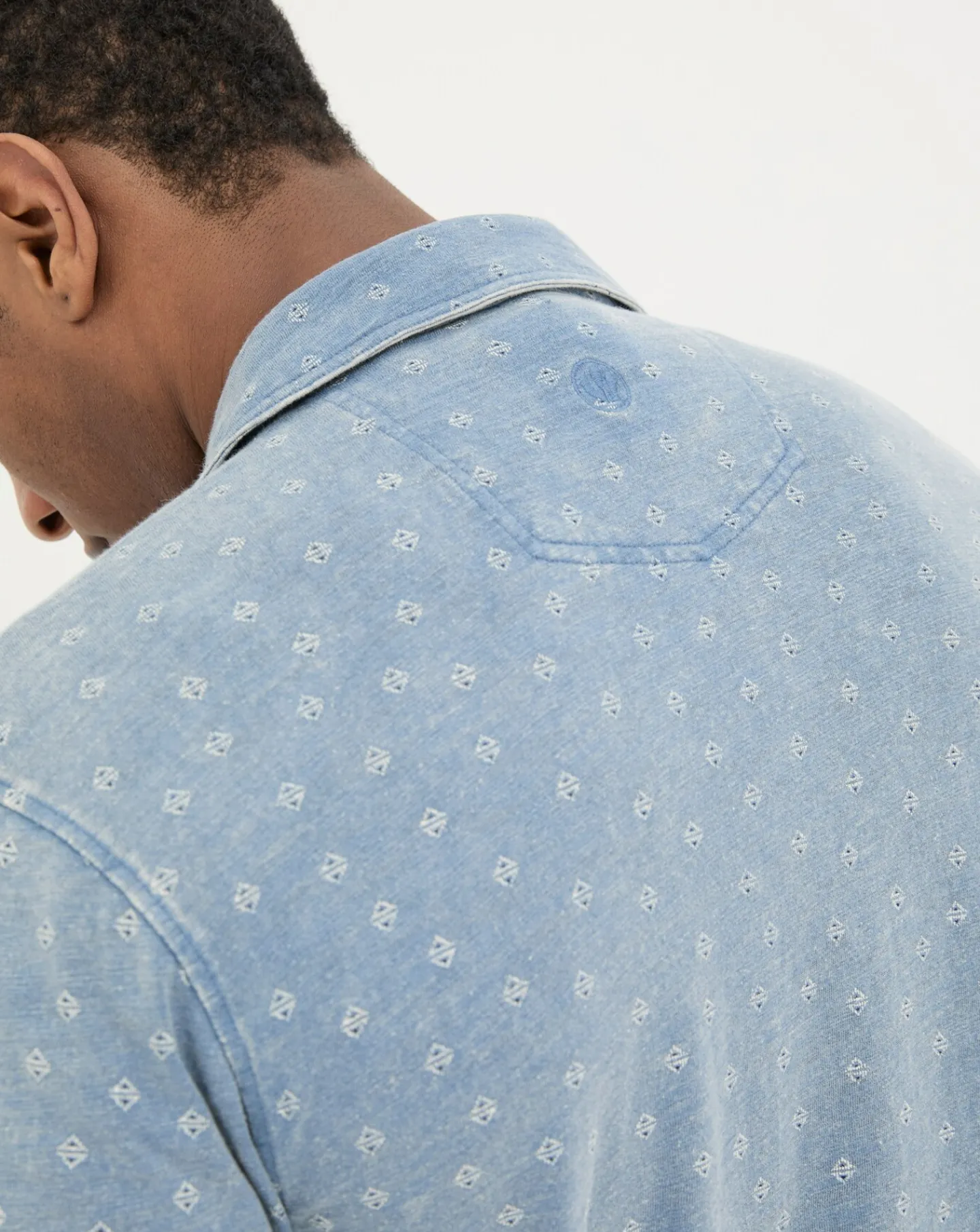 FatFace Truro Geo Jersey Shirt