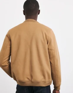 Jacamo Faux Wool Bomber Jacket