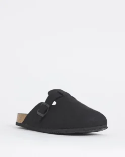 Jacamo Felt Buckle Mule Slipper Wide