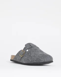 Jacamo Felt Mule Slipper Wide