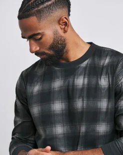 Jacamo Fleece Check Lounge Set