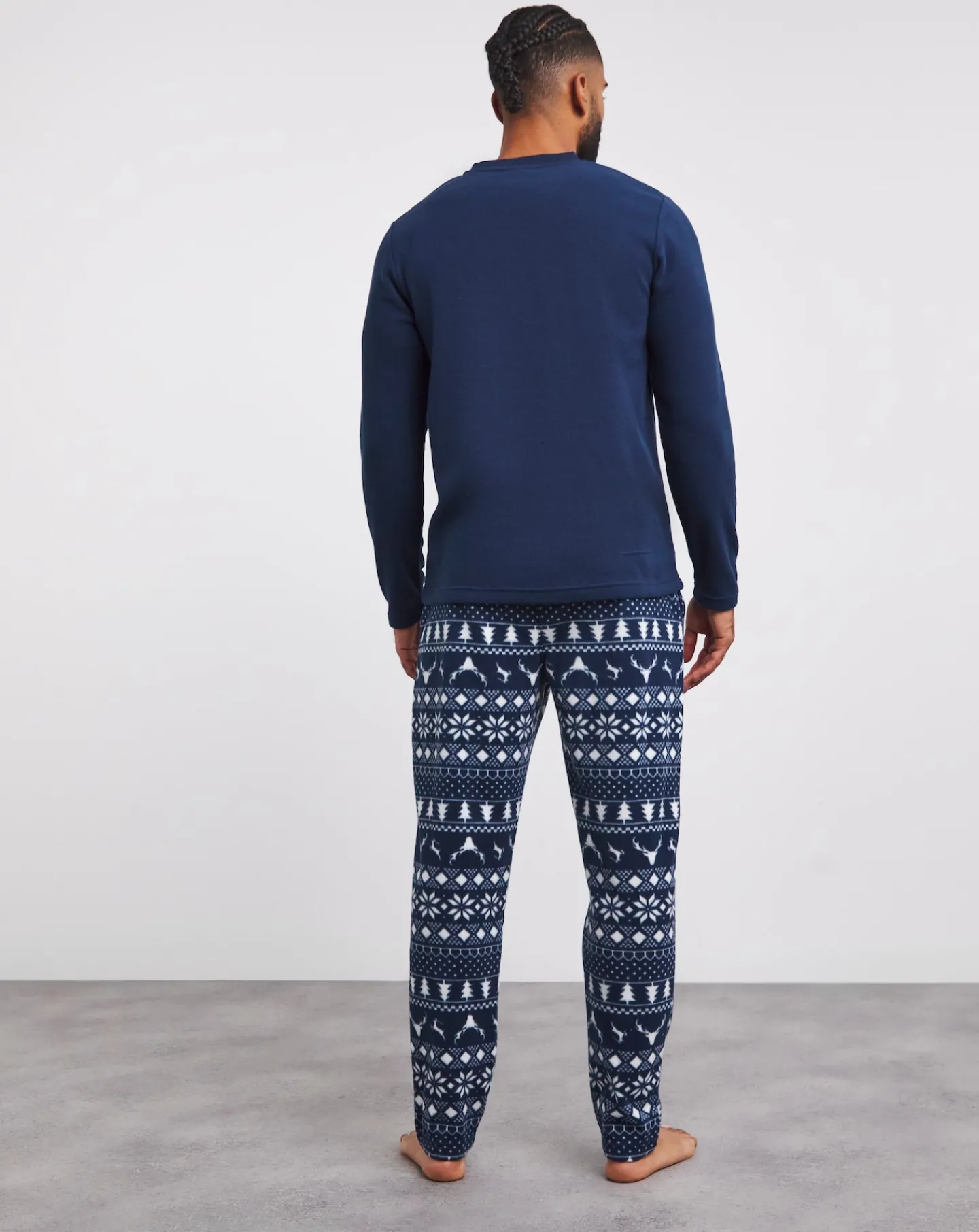 Jacamo Fleece Christmas Pyjama Set