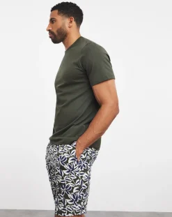Jacamo Floral Jersey Graphic Tee and short set