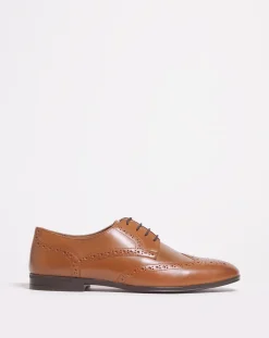 Jacamo Formal Leather Brogue Wide