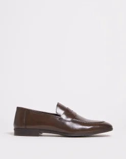 Jacamo Formal Leather Penny Loafer Wide