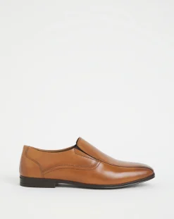Jacamo Formal Leather Slip On Wide