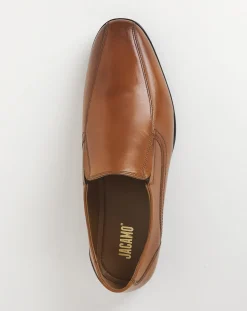 Jacamo Formal Leather Slip On Wide