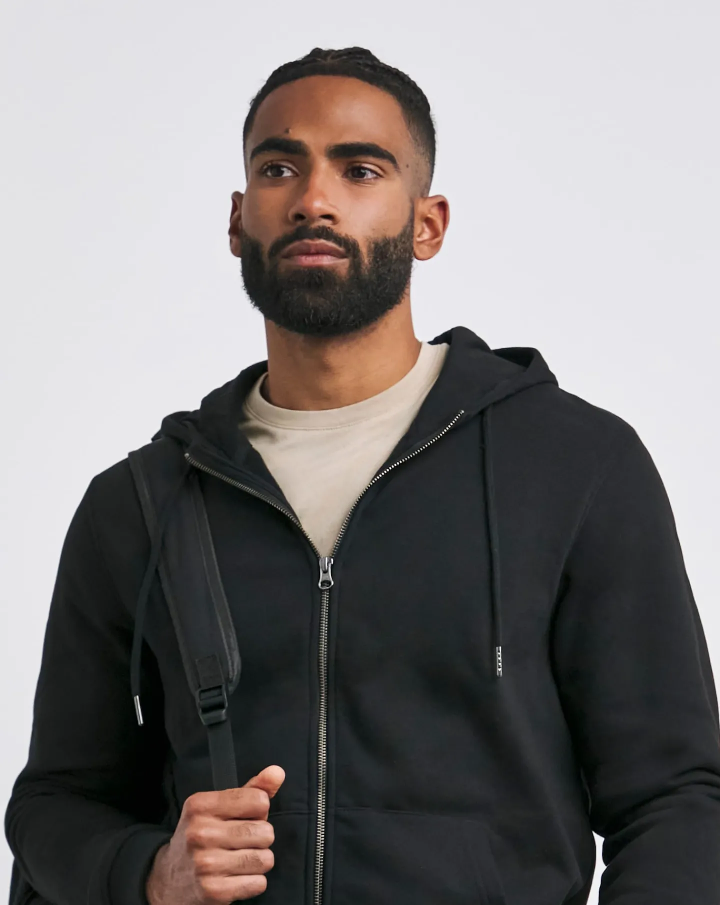 Jacamo Full Zip Hoodie Extra Long