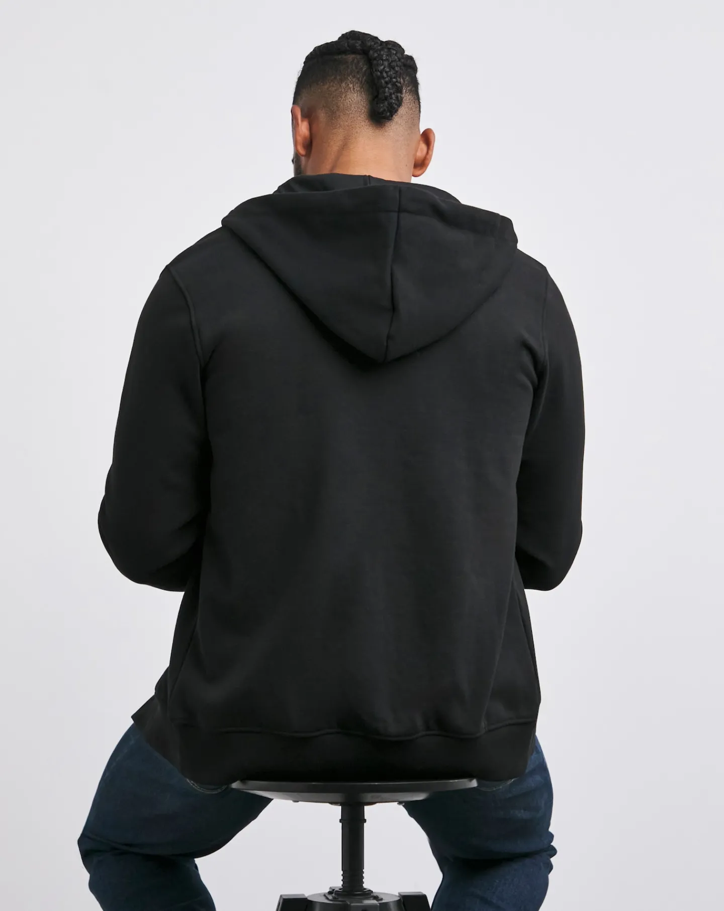 Jacamo Full Zip Hoodie Extra Long