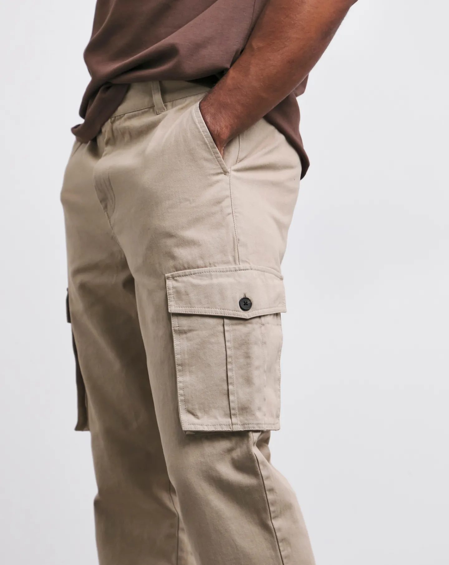 Jacamo Garment Dyed Loose Fit Cargo