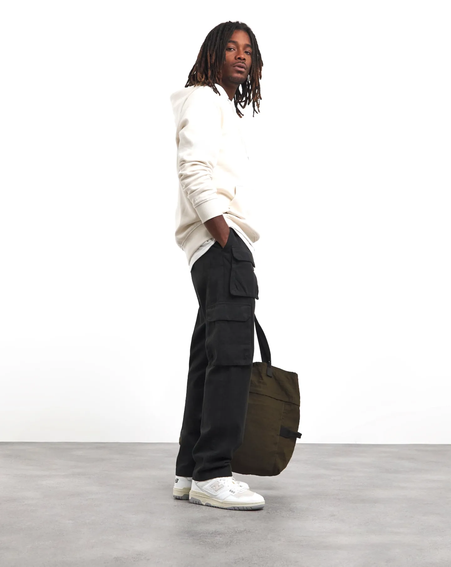 Jacamo Garment Dyed Multi Pocket Cargo