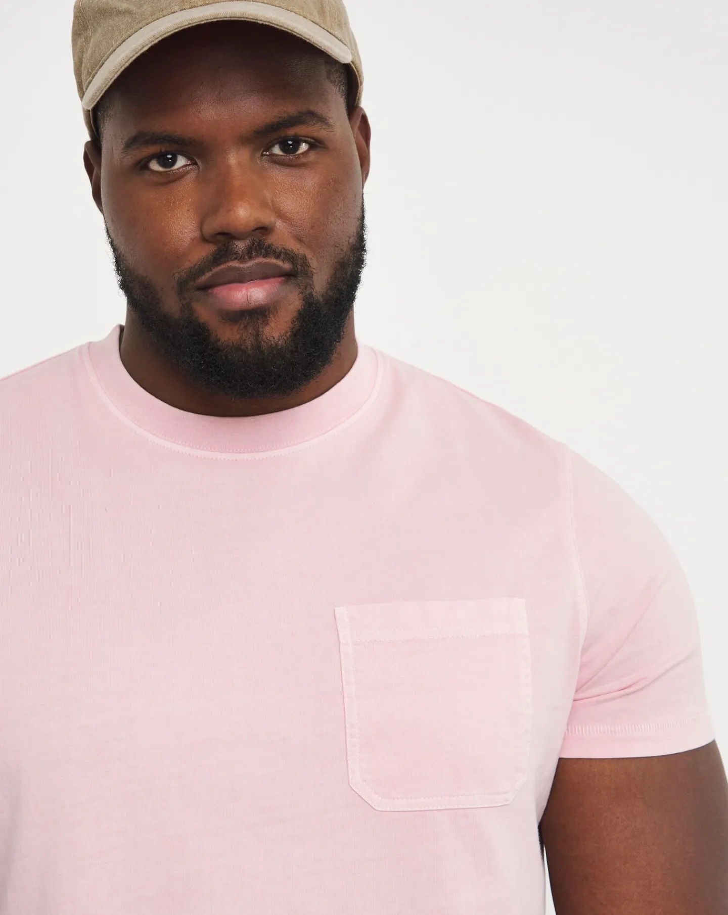 Jacamo Garment Dyed Pocket T-Shirt Long