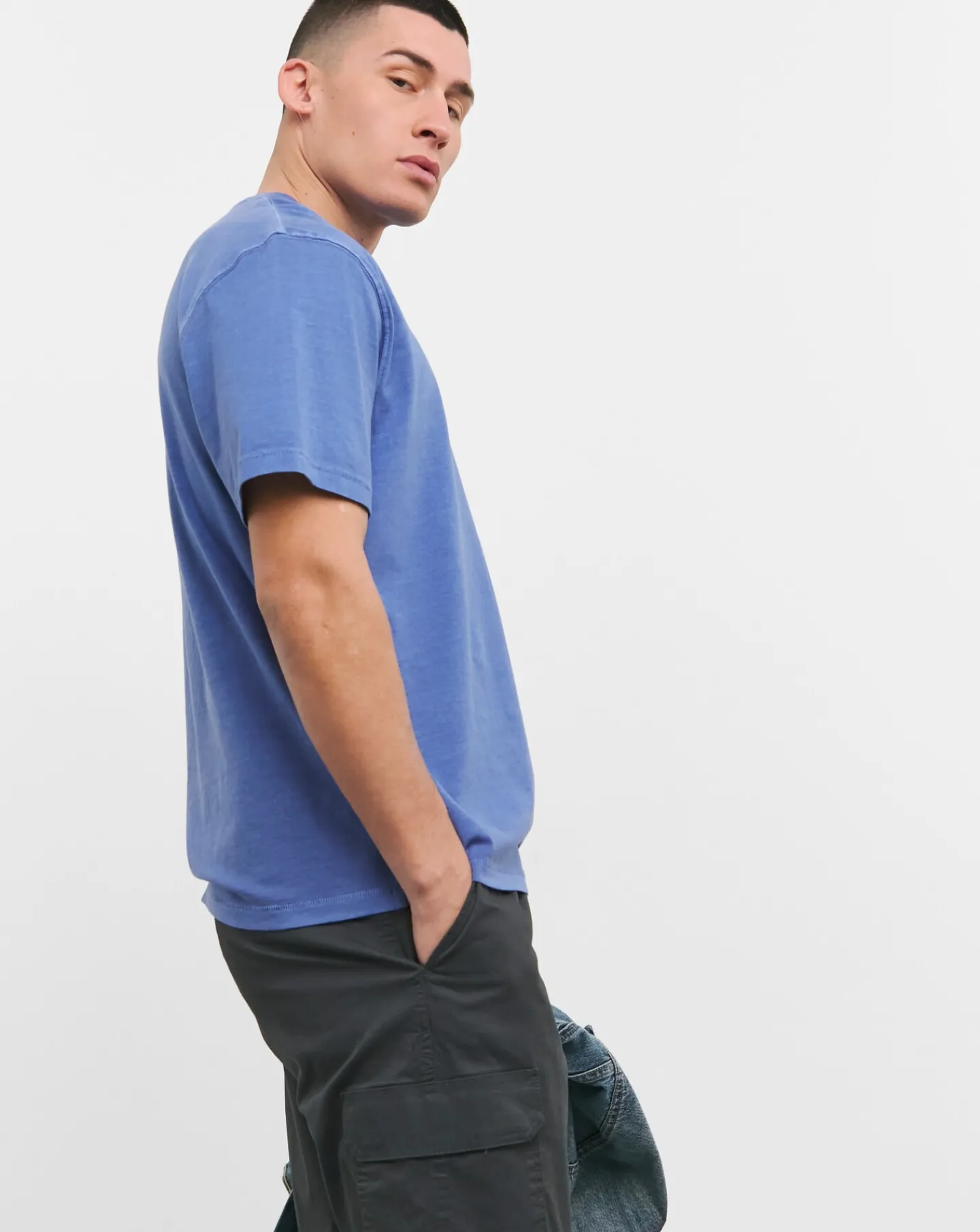 Jacamo Garment Dyed Relaxed Fit T-Shirt