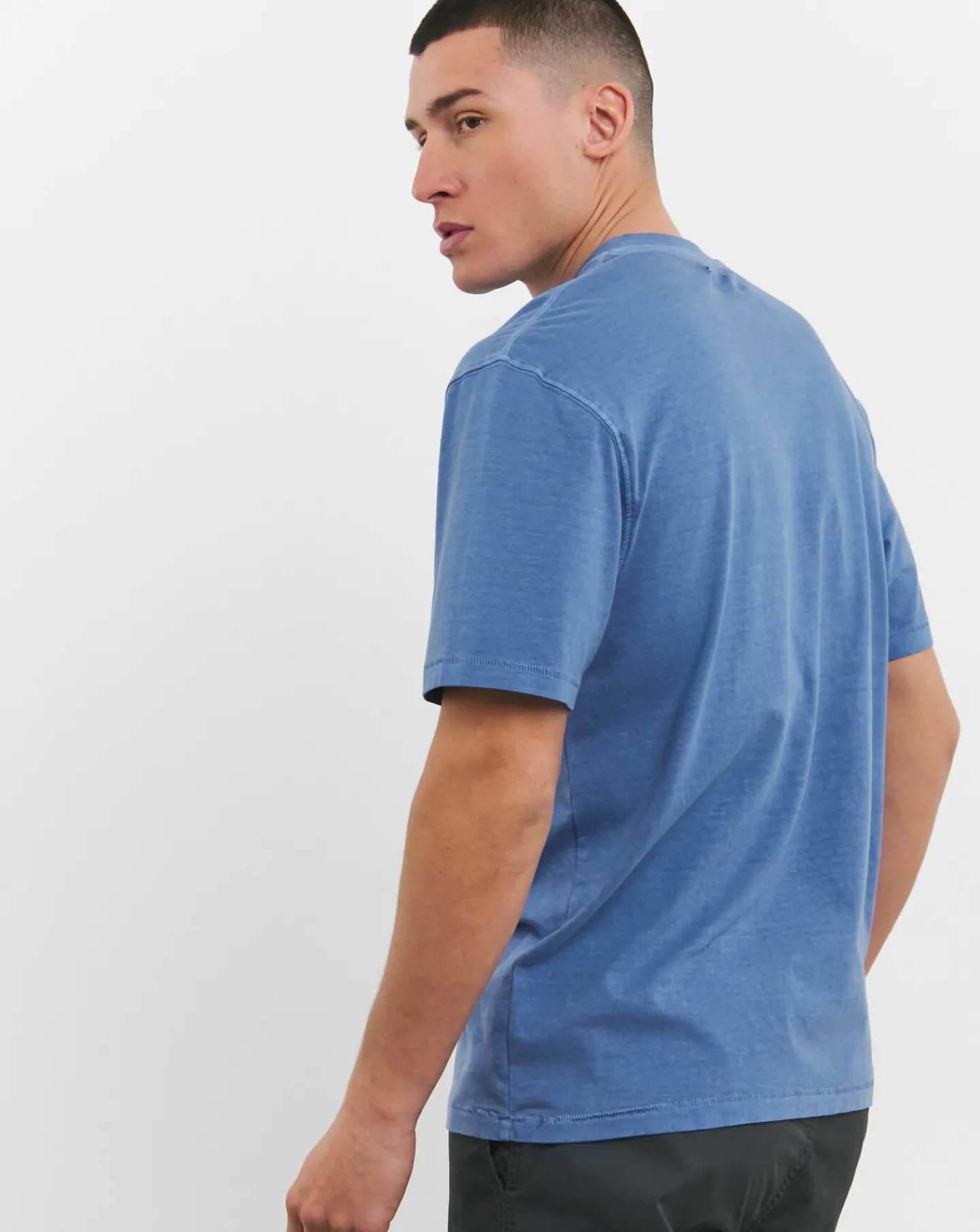 Jacamo Garment Dyed Relaxed Fit T-Shirt