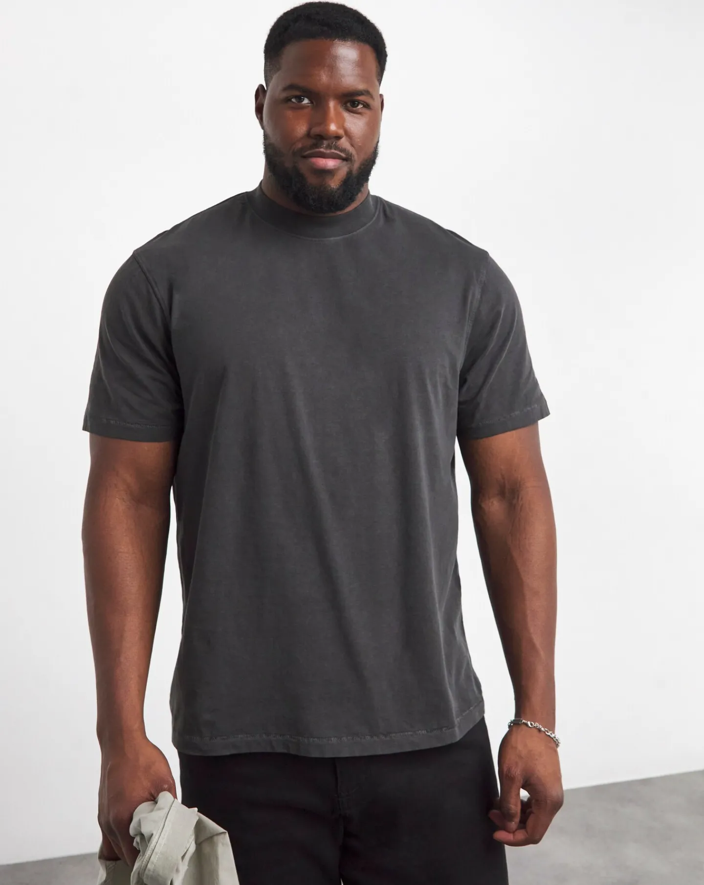 Jacamo Garment Dyed Relaxed Fit T-Shirt
