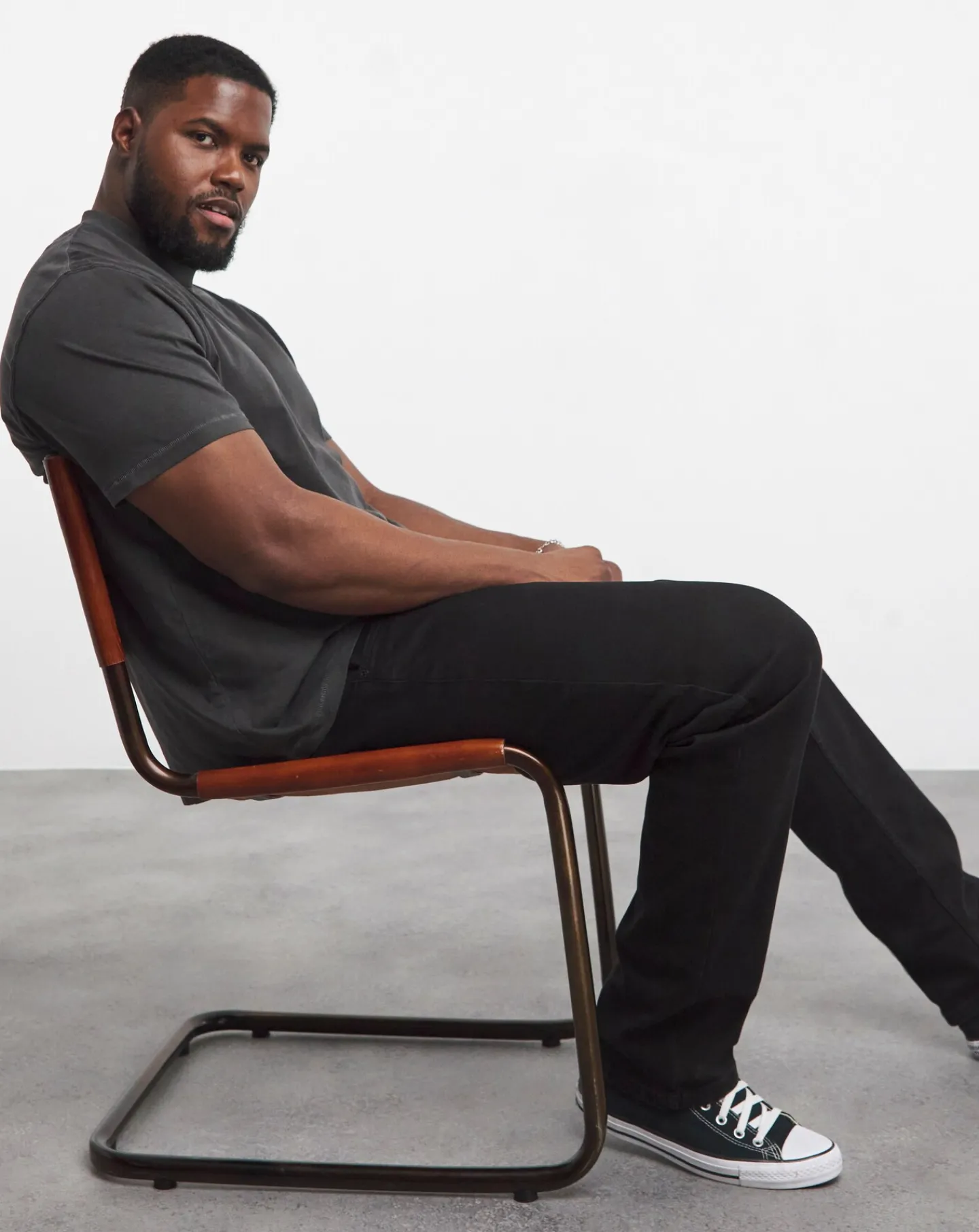 Jacamo Garment Dyed Relaxed Fit T-Shirt
