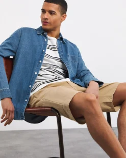 Jacamo Garment Washed Carpenter Short