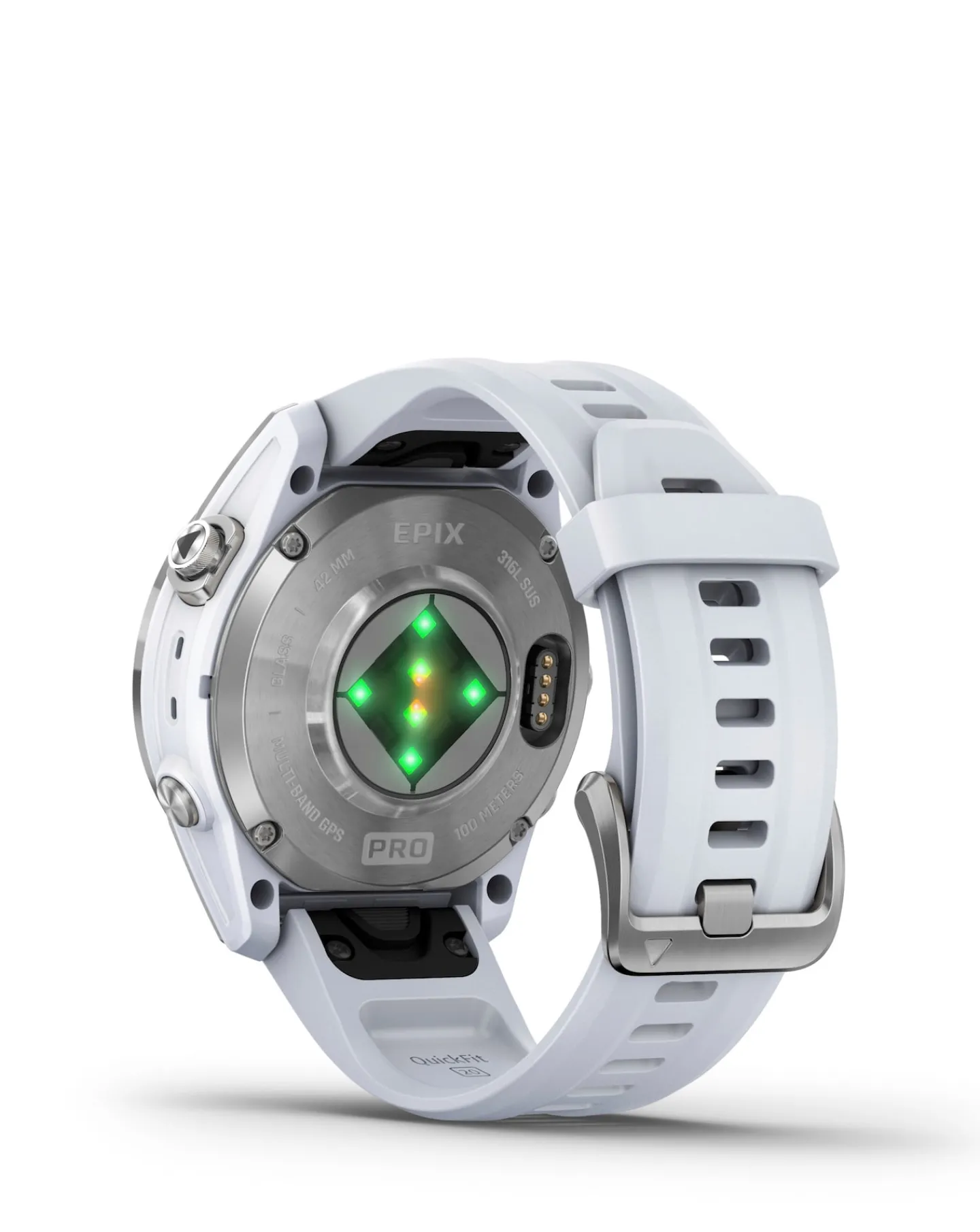 Garmin Epix Pro (Gen 2) 42mm Smart Watch - Silver with stone Band