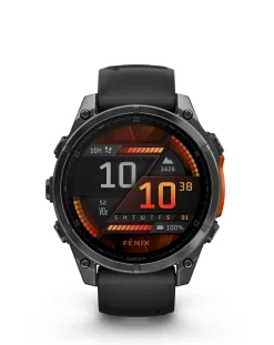 Garmin Fenix 8 47mm Amoled Smart Watch - Slate Grey with Silicone Band